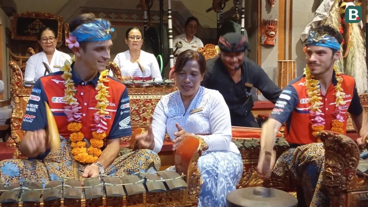 Pembalap MotoGP Honda Pelajari Budaya Bali
