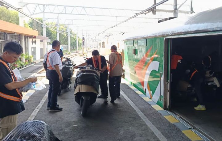 KAI Yogyakarta Siapkan Angkutan Motor Gratis Lebaran 2026