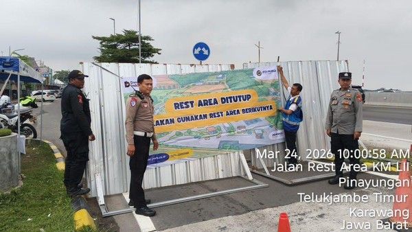 Rest Area KM 52B Tol Jakarta-Cikampek Ditutup Sementara 24 Maret 2026