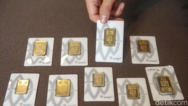 Harga Emas Antam Turun Jadi Rp 2.997.000 per Gram 14 Maret 2026