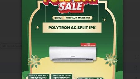 Transmart Full Day Sale Tawarkan Diskon AC Split 1 PK
