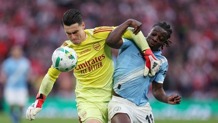 Arsenal Kalah dari City, Saka dan Kepa Dikritik Warganet