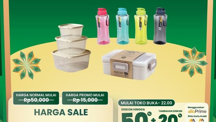 Transmart Full Day Sale Tawarkan Diskon Peralatan Makan Minum
