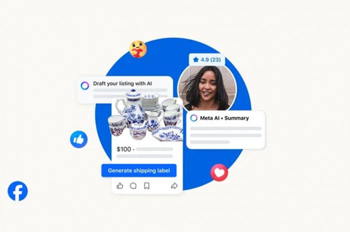 Facebook Marketplace Gunakan AI untuk Balas Pesan Pembeli