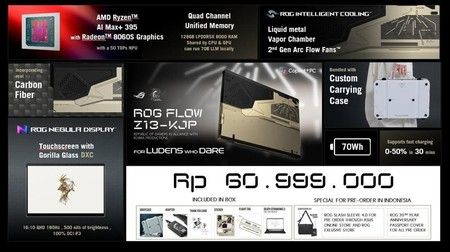 Asus ROG Flow Z13-KJP Edisi Kojima Hadir di Indonesia