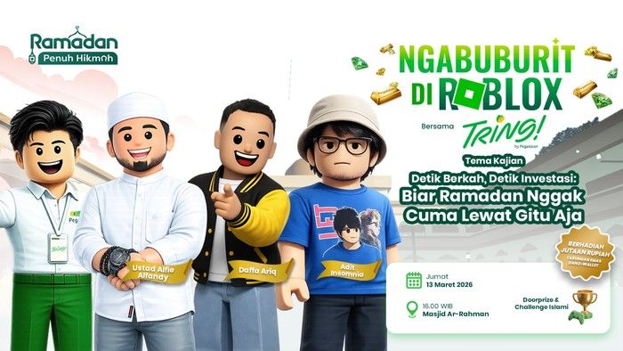 Ikuti Kajian Roblox Pegadaian, Raih Saldo E-Wallet Jutaan Rupiah!