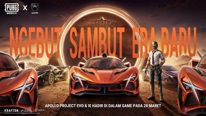 PUBG Mobile Gandeng Apollo Automobil Hadirkan Hypercar