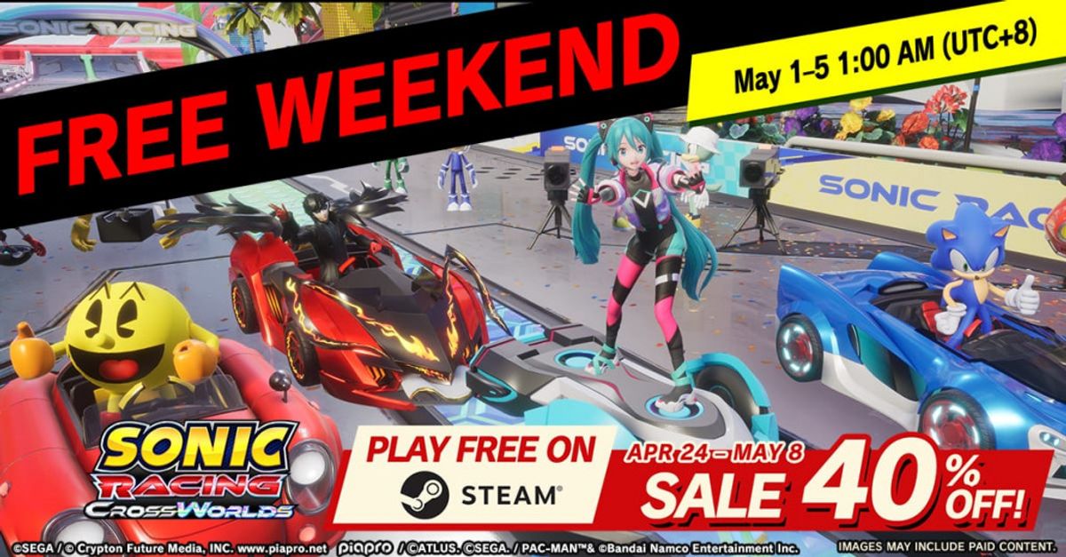 Sega Diskon Sonic Racing CrossWorlds hingga 40 Persen