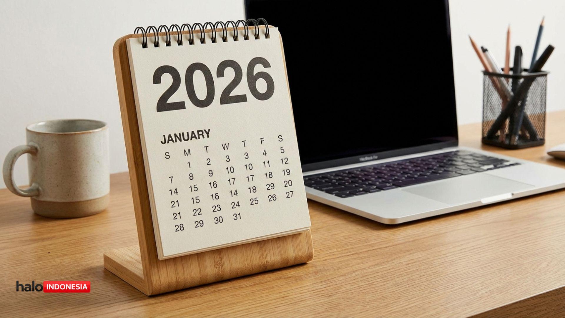 Cek Kalender 2026 Lengkap dengan Tanggal Merah untuk Rencana Liburan Panjang