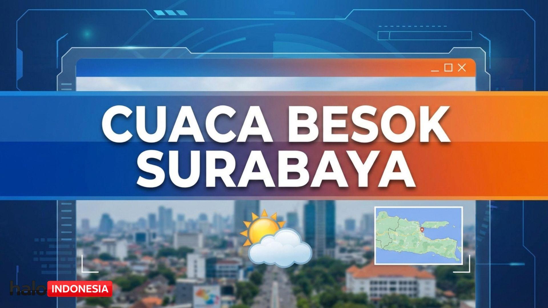 Cuaca Besok Surabaya 1 Mei 2026: Hujan Ringan Dominasi, Ini Detail Lengkapnya
