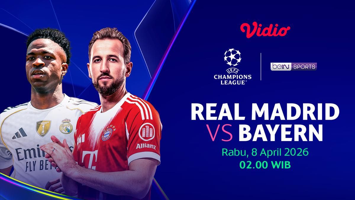 Real Madrid Tantang Bayern Munchen di Perempat Final Liga Champions