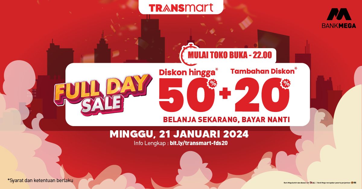 Promo Diskon Transmart Full Day Sale Tawarkan Potongan Harga Elektronik