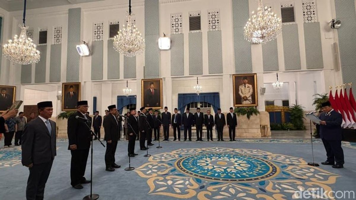 Prabowo Subianto Lantik Hanif Faisol Menjadi Wamenko Bidang Pangan
