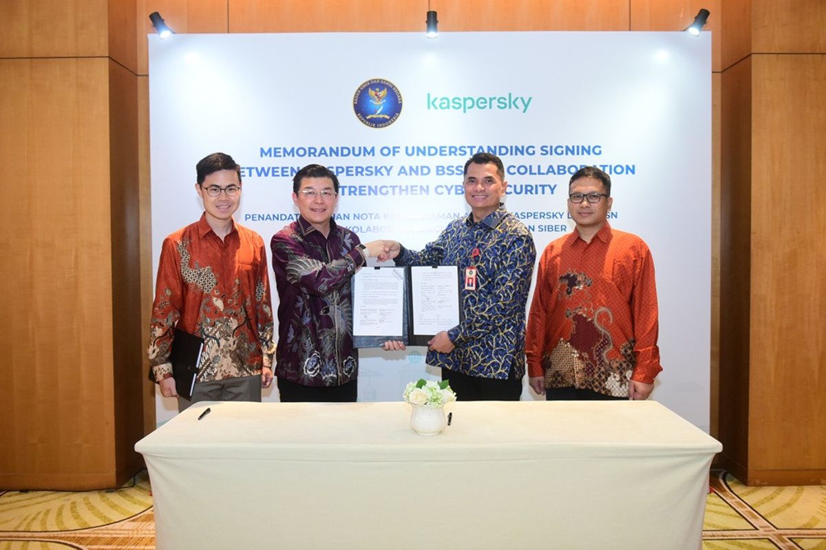 BSSN dan Kaspersky Perbarui Kerja Sama Perkuat Keamanan Siber Nasional