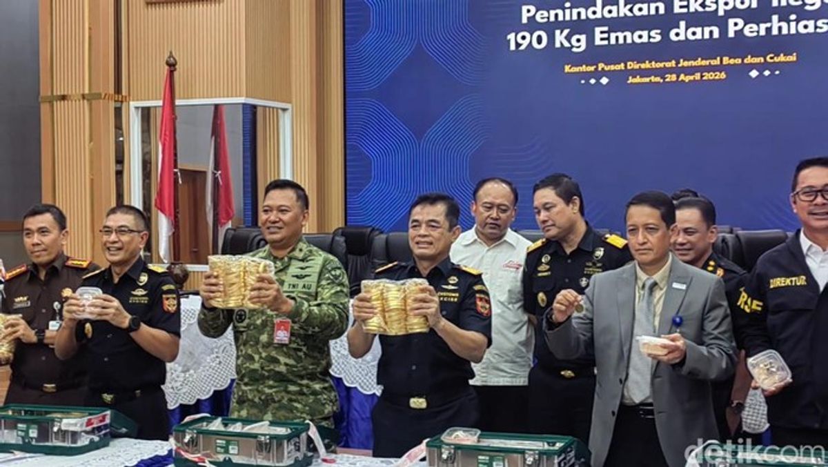 Bea Cukai Gagalkan Penyelundupan 190 Kilogram Emas di Bandara Halim