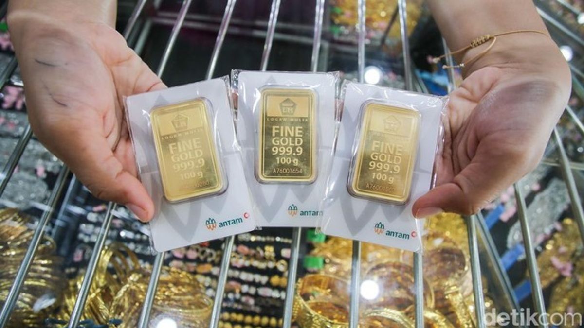 Harga Emas Antam Merosot Rp75.000 dalam Dua Hari Akibat Konflik Global