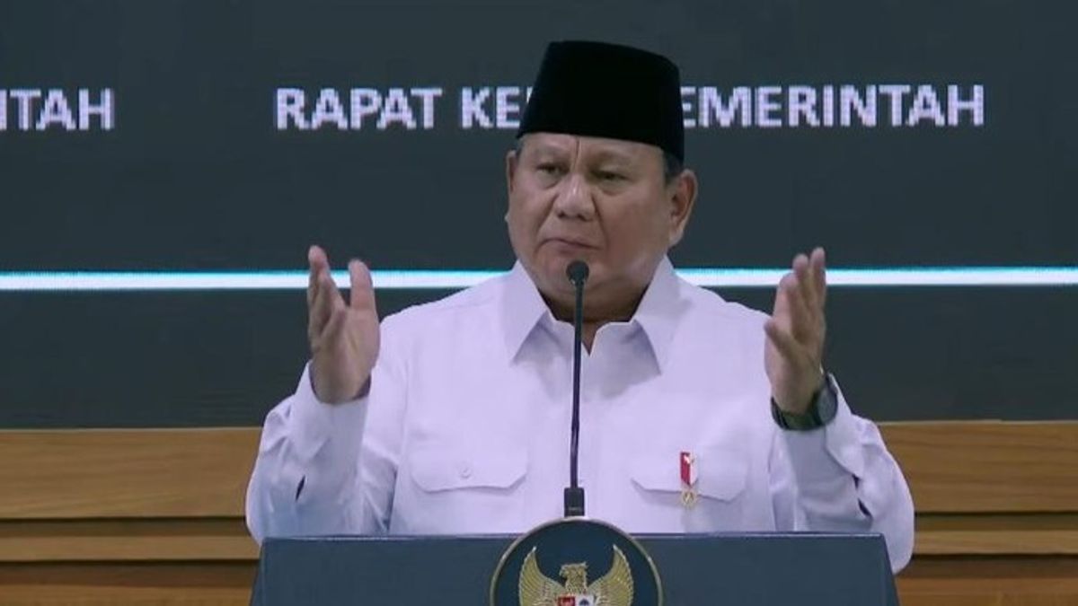 Prabowo Subianto Pimpin Rapat Terbatas Percepatan Program Strategis