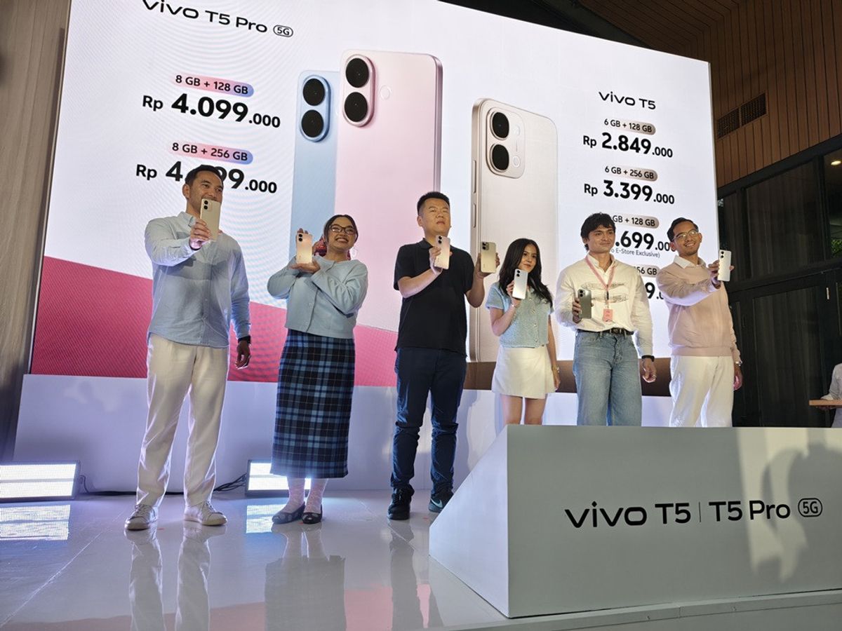 vivo Luncurkan T5 dan T5 Pro 5G dengan Baterai 7200 mAh