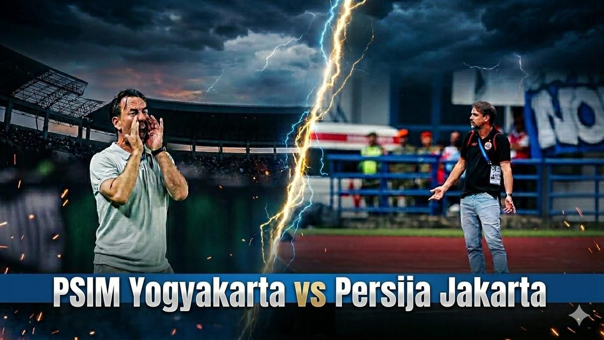 Persija Jakarta Tantang PSIM Yogyakarta di Stadion Kapten I Wayan Dipta