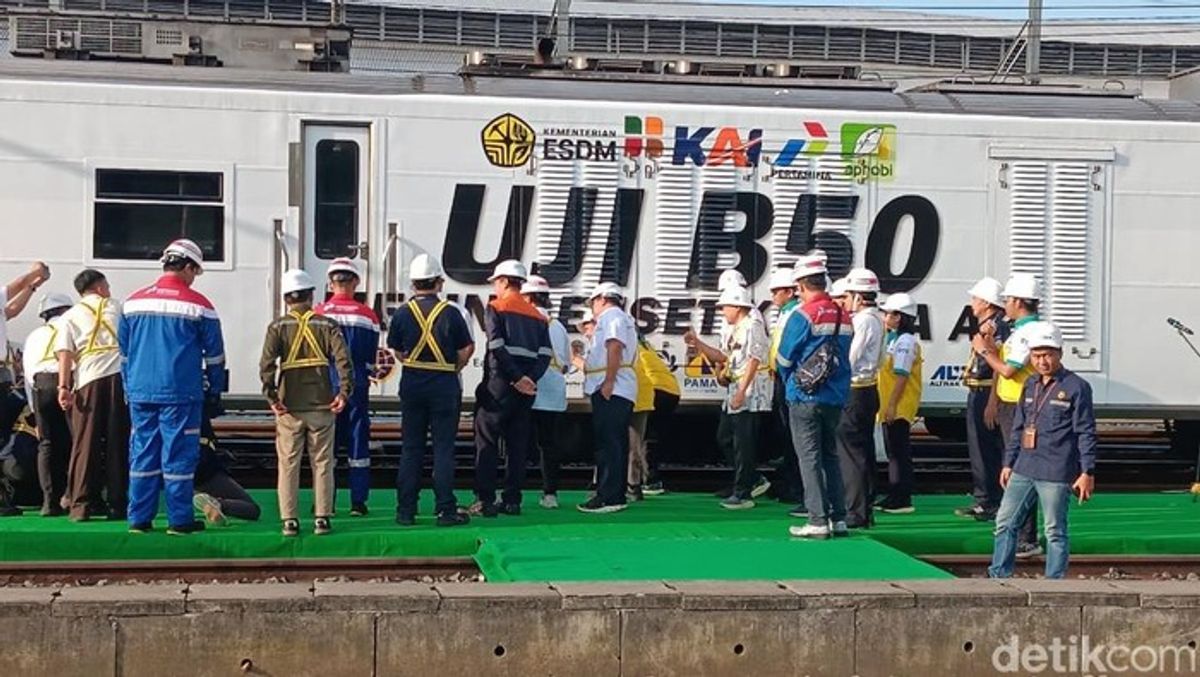 Kementerian ESDM Uji Coba Biodiesel B50 pada Kereta Api di Yogyakarta