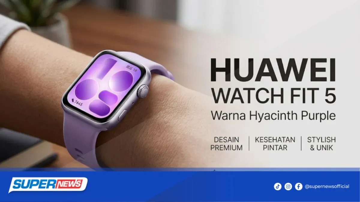 Huawei Luncurkan Smartwatch Watch Fit 5 Series di Tiongkok