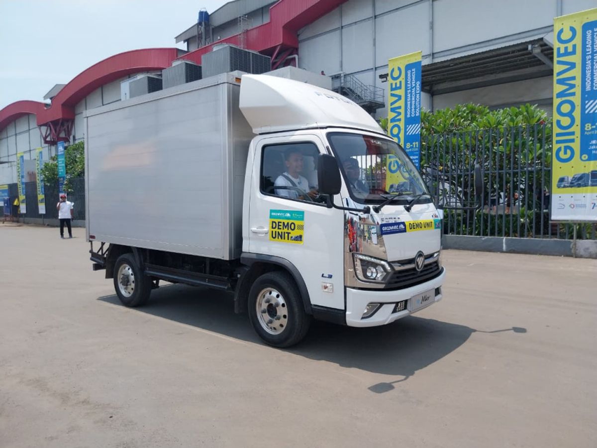 Foton eMiler Tawarkan Pengalaman Berkendara Truk Listrik yang Senyap