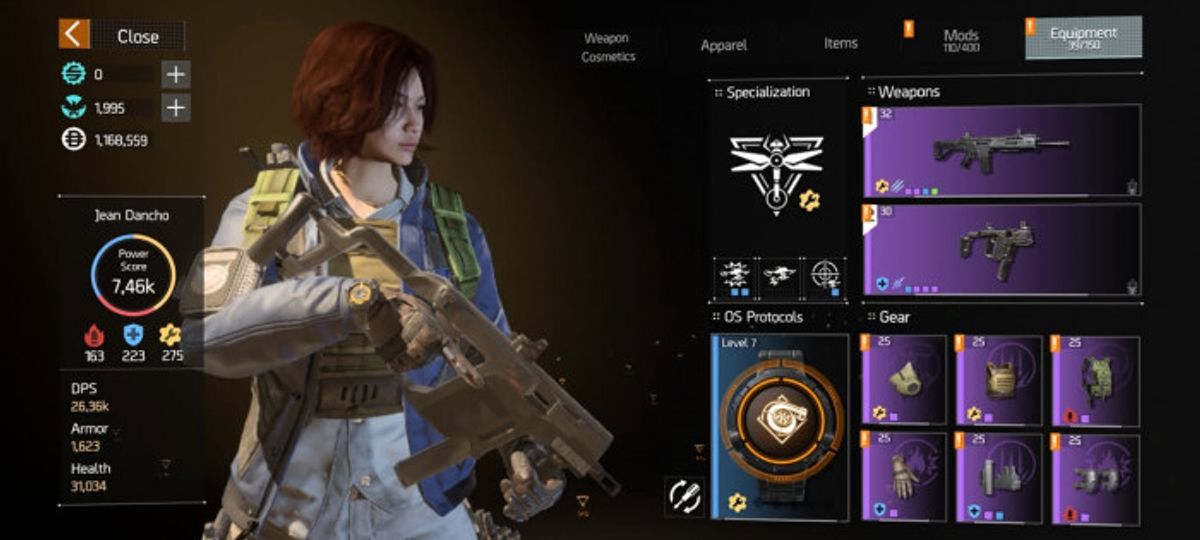Sistem Power Score Tentukan Kemampuan Karakter di The Division Resurgence