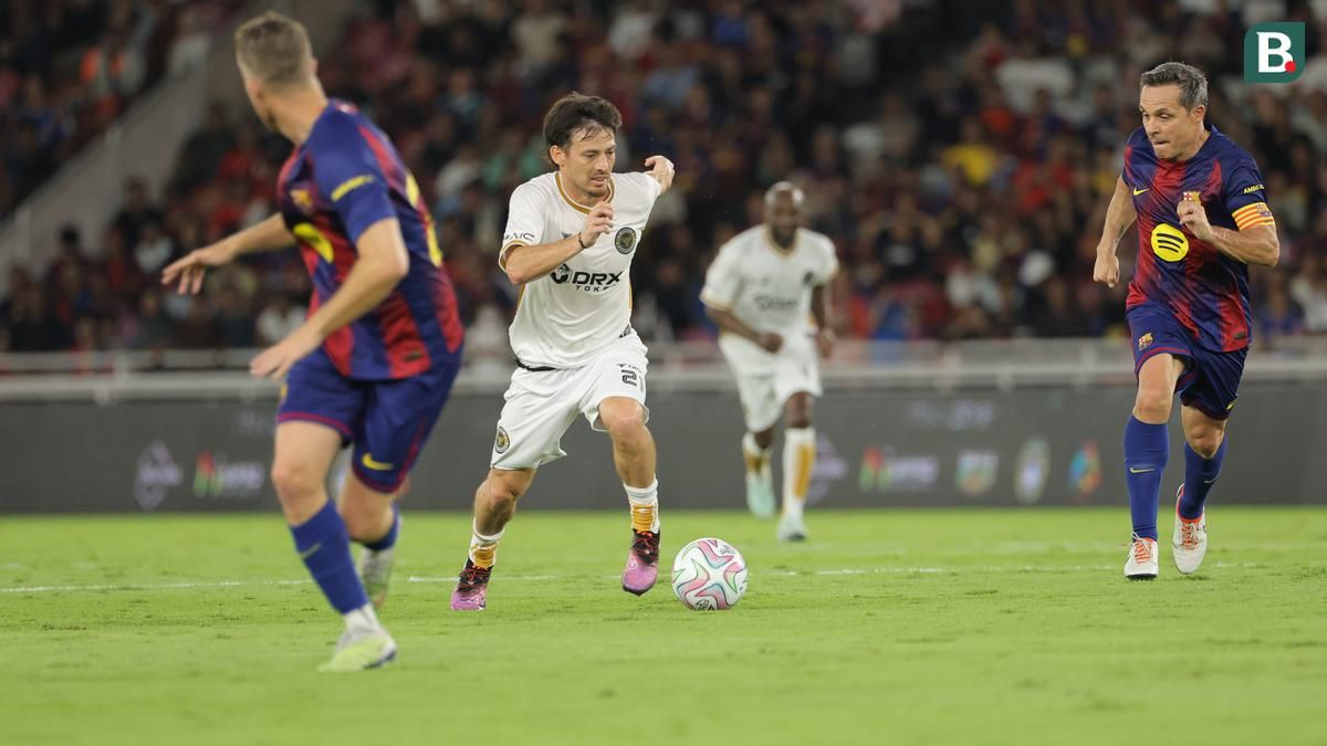 Barcelona Legends Taklukkan DRX World Legends 3-0 di Jakarta