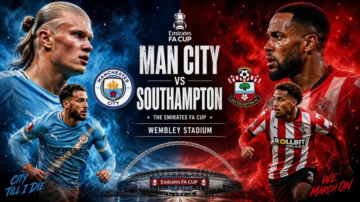 Manchester City Hadapi Southampton di Semifinal Piala FA 2026
