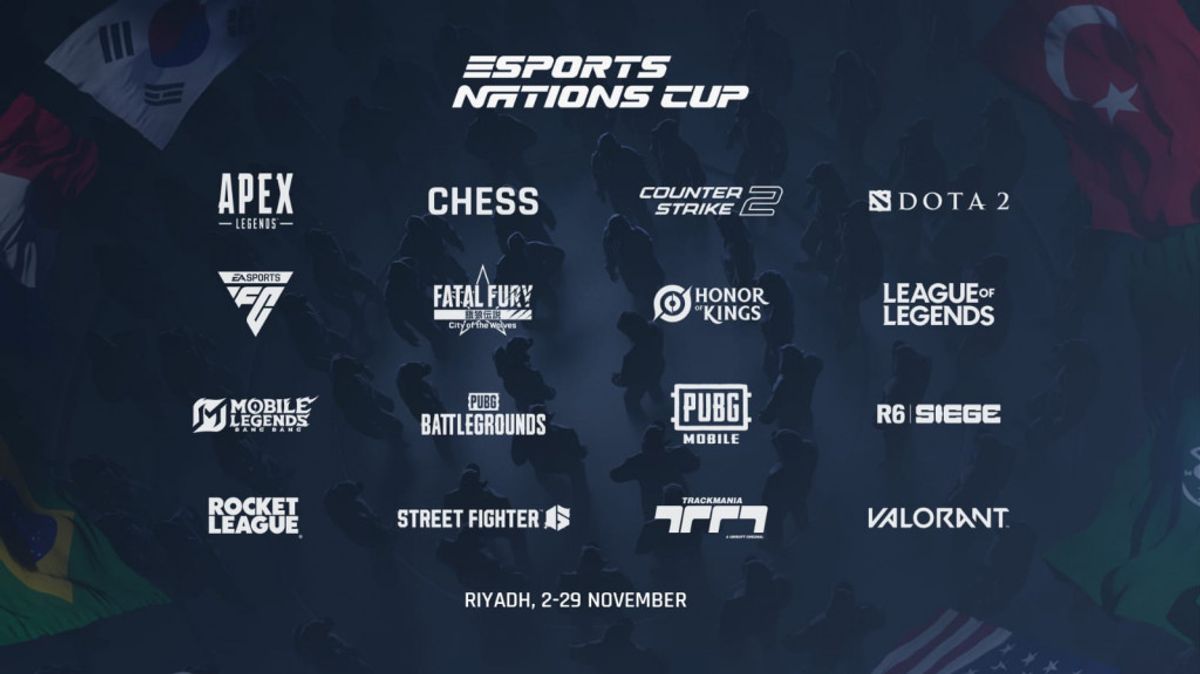 Esports Nations Cup 2026 Hadirkan 16 Game, Indonesia Siap Bersaing