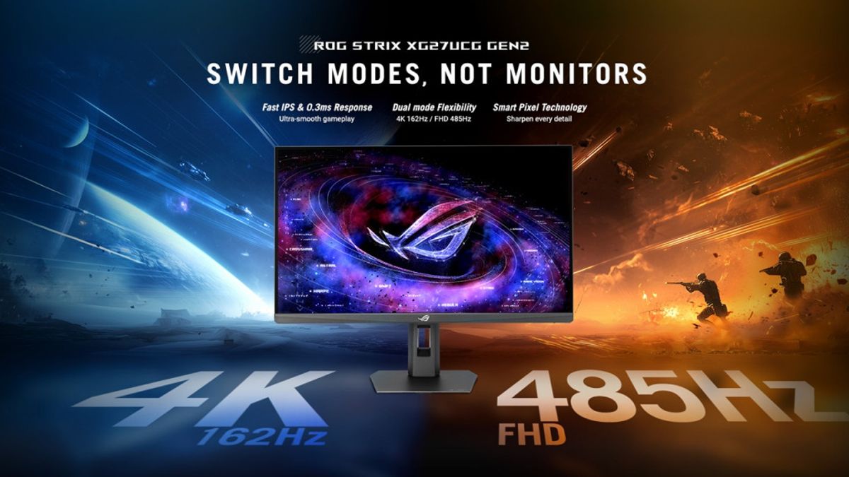 Asus Luncurkan Tiga Monitor Gaming 4K Berteknologi Dual Mode di Indonesia