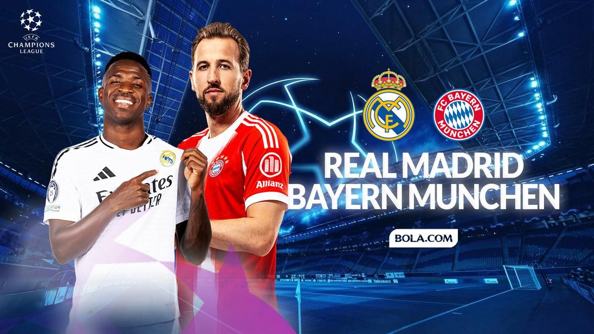 Real Madrid Tantang Bayern Munich di Perempat Final Liga Champions