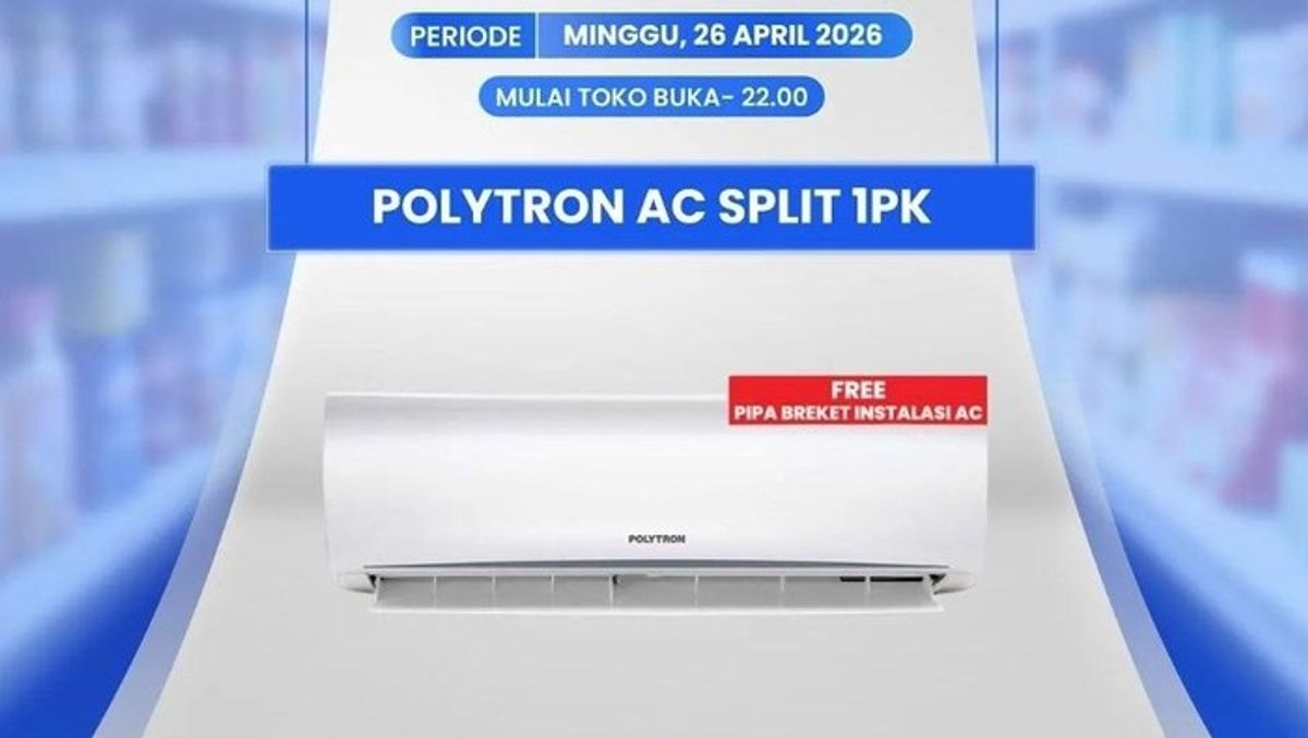 Transmart Gelar Full Day Sale Pangkas Harga AC Polytron Jutaan Rupiah