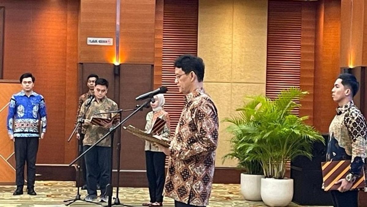Menteri Keuangan Purbaya Yudhi Sadewa Lantik Lima Pejabat Eselon II