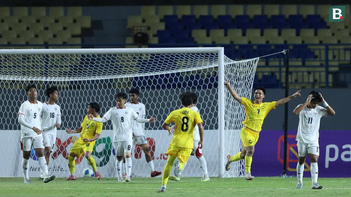 Timnas Indonesia U-17 Takluk dari Malaysia di Piala AFF 2026