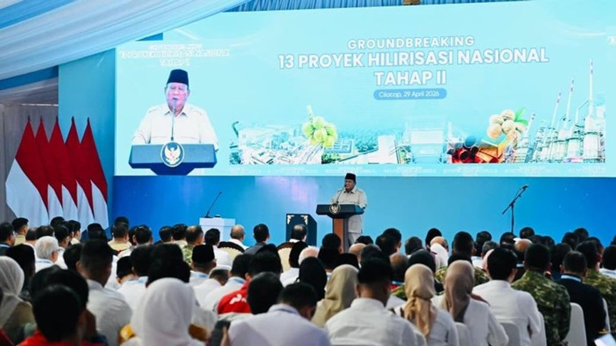 Presiden Prabowo Subianto Resmikan Proyek Hilirisasi Tahap II di Cilacap
