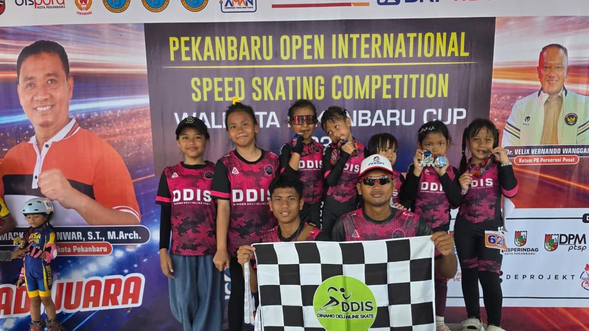 Atlet Dinamo Deli Inline Skate Raih Medali di Pekanbaru Open 2026
