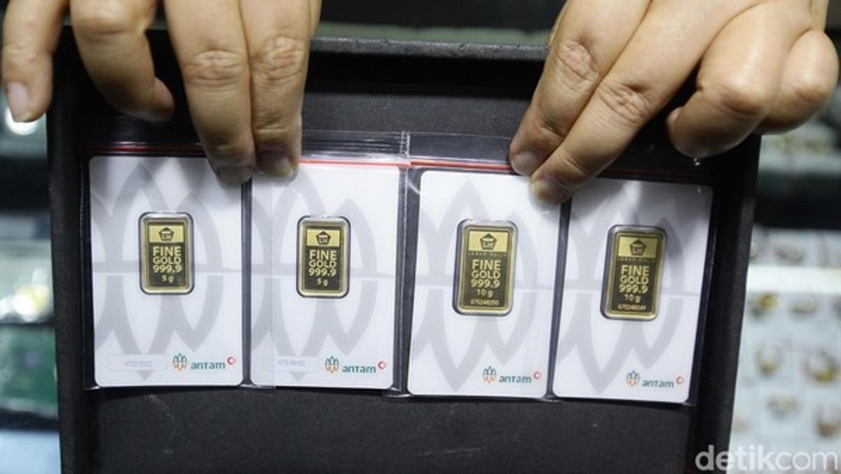 Harga Emas Antam Naik Rp 45.000 Menjadi Rp 2.863.000 per Gram
