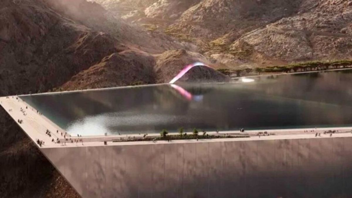 Arab Saudi Bangun Danau Buatan Senilai Rp125 Triliun di Trojena