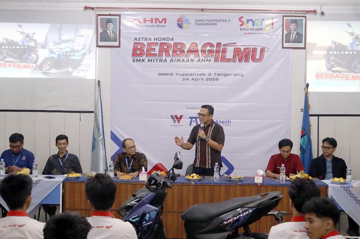 Wahana dan AHM Edukasi Teknologi Otomotif Siswa SMK Yuppentek 2