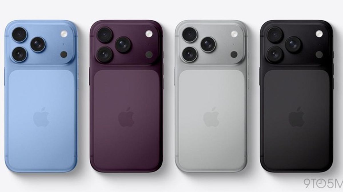 Apple Siapkan Varian Warna Dark Cherry untuk iPhone 18 Pro