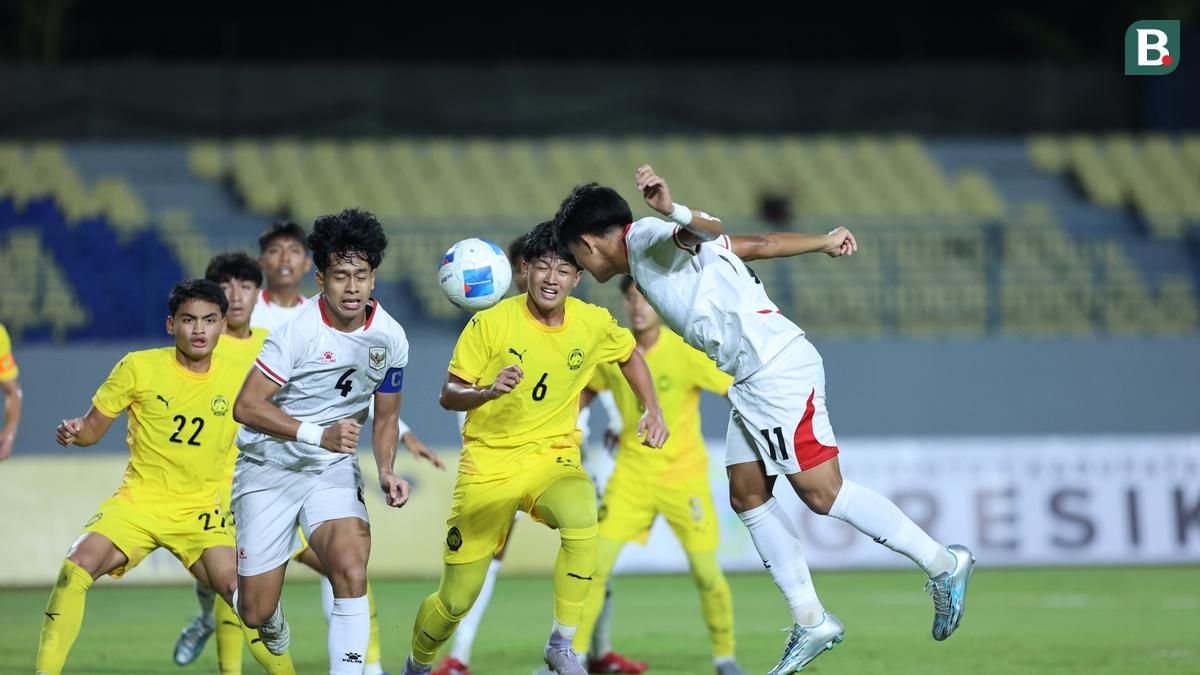 Timnas Indonesia U-17 Takluk 0-1 dari Malaysia di Piala AFF
