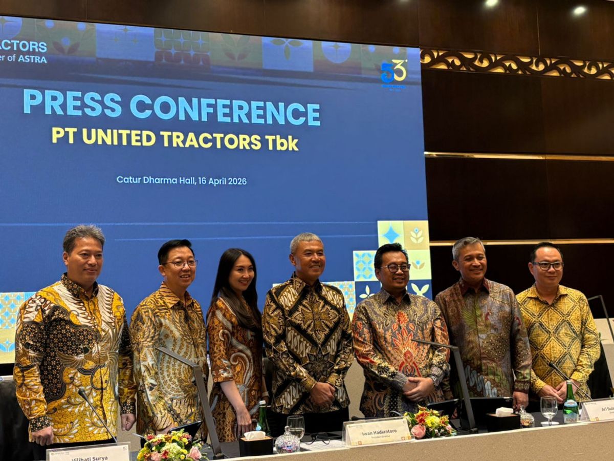 United Tractors Bagikan Dividen Tunai Rp5,92 Triliun pada Mei 2026