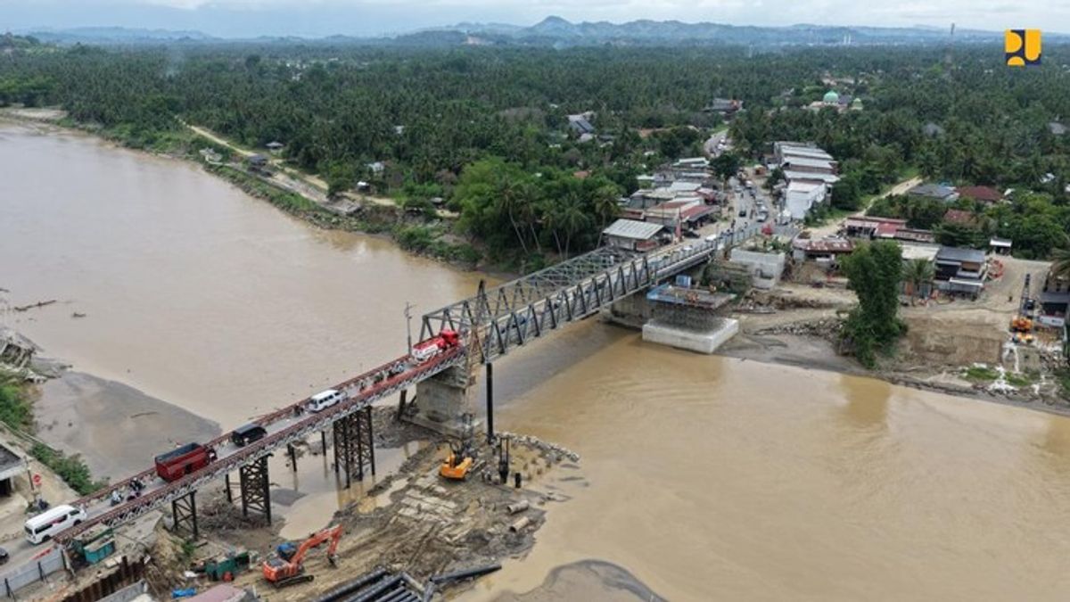Kementerian PU Percepat Pembangunan Jembatan Krueng Tingkeum di Aceh