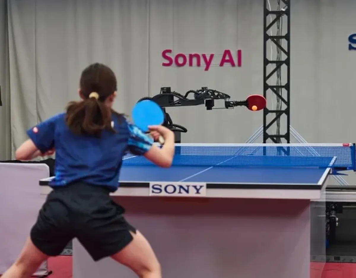 Robot Ace Buatan Sony AI Kalahkan Pemain Tenis Meja Elit