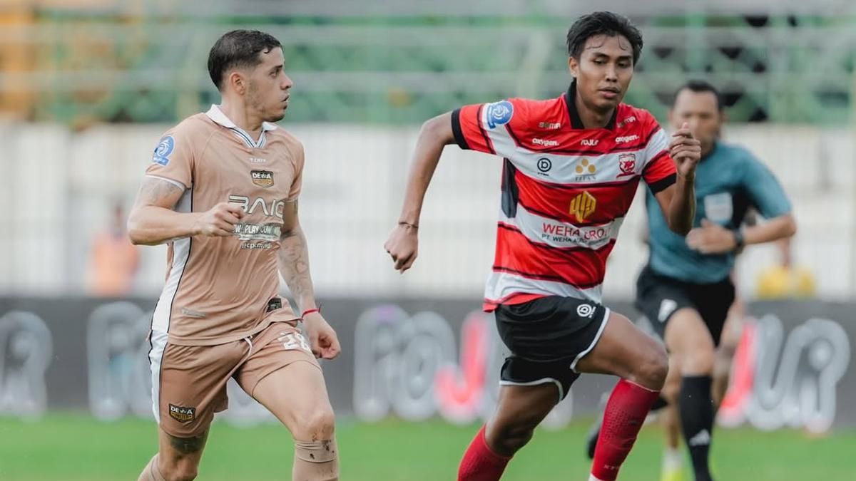 Dewa United Taklukkan Madura United 2-1 di Stadion Gelora Bangkalan
