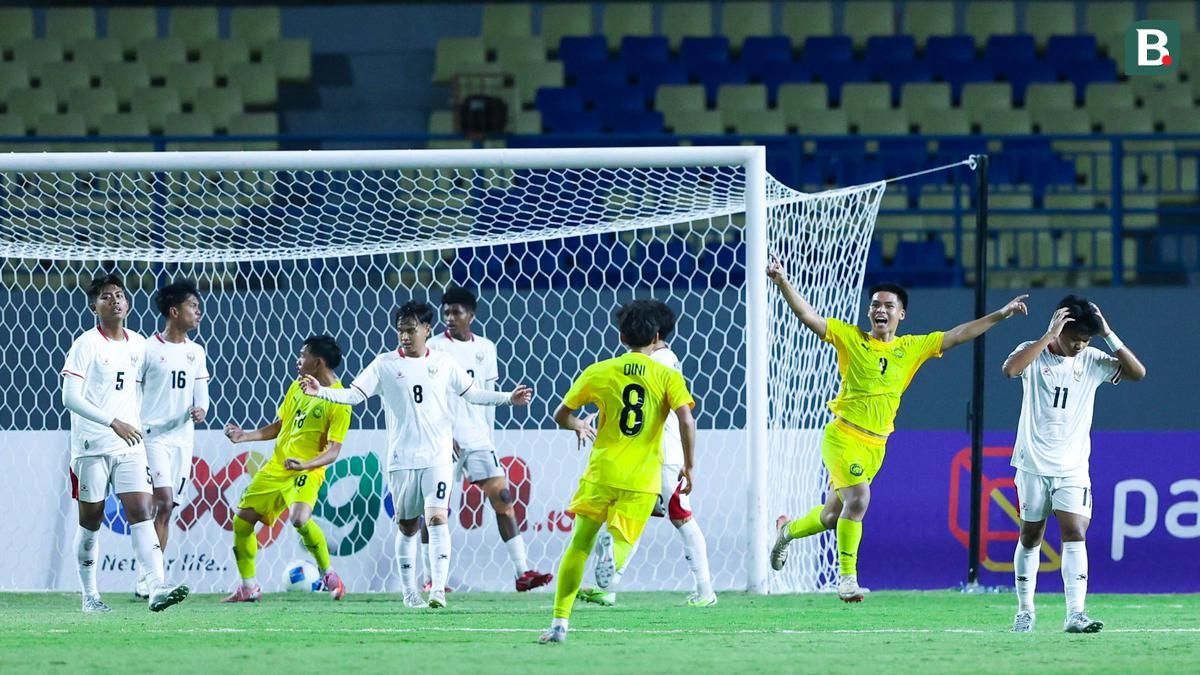 Timnas Indonesia U-17 Takluk dari Malaysia di Piala AFF 2026