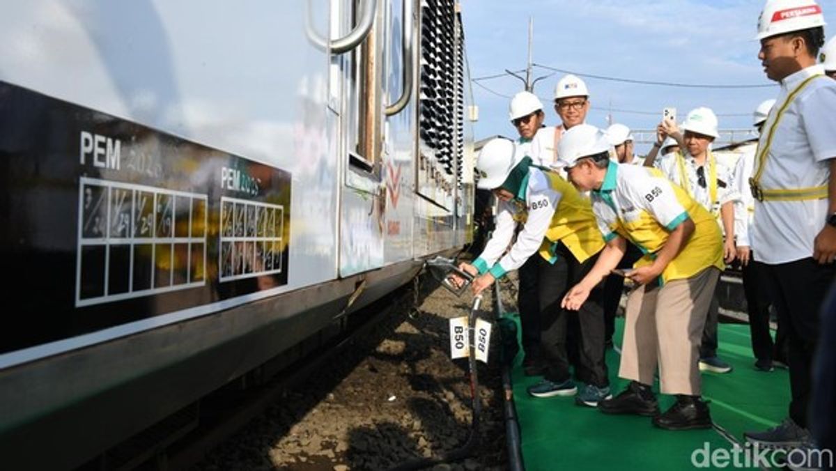 Kementerian ESDM Mulai Uji Coba Biodiesel B50 pada Kereta Api