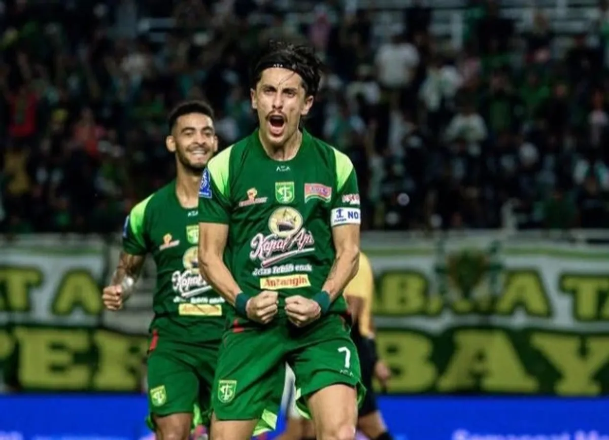 Persebaya Kalahkan Persita 1-0, Francisco Rivera Akhiri Puasa Gol Bajul Ijo