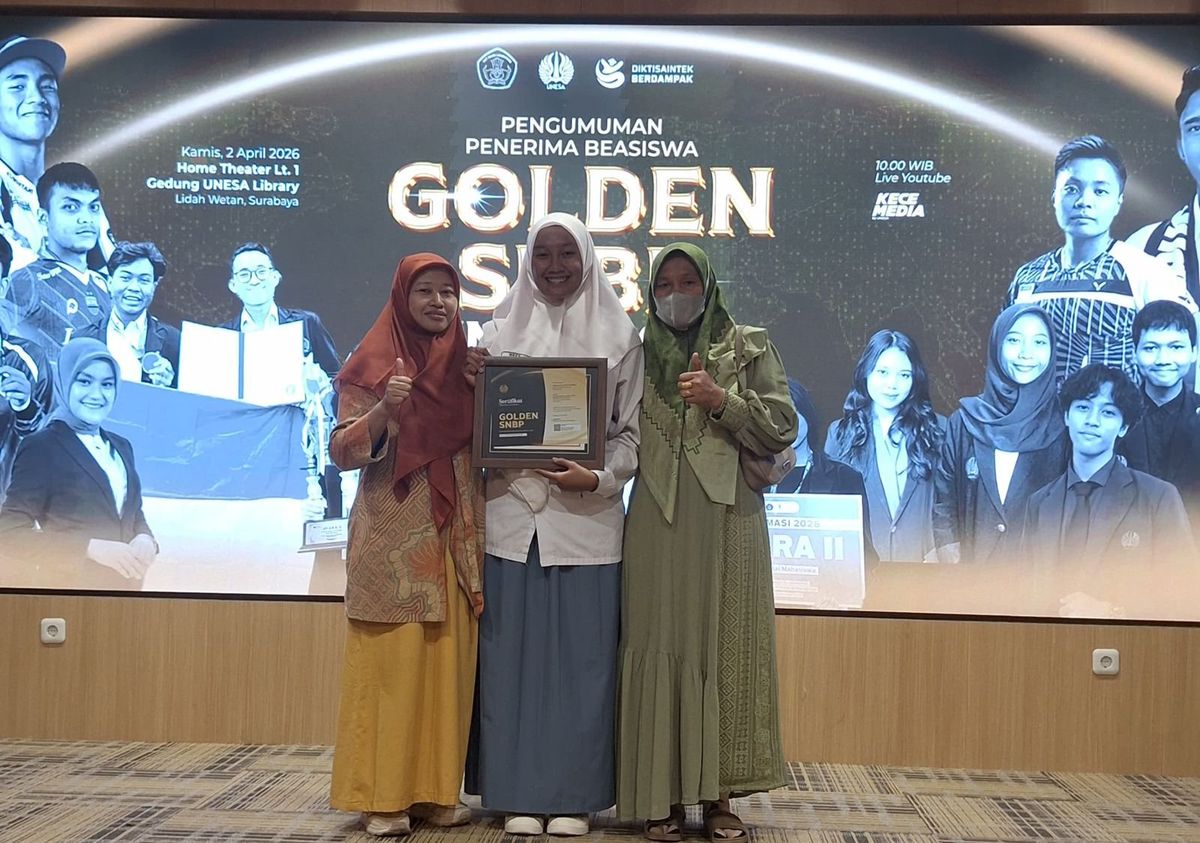 Unesa Tawarkan Beasiswa Penuh Golden Ticket untuk Mahasiswa Berprestasi